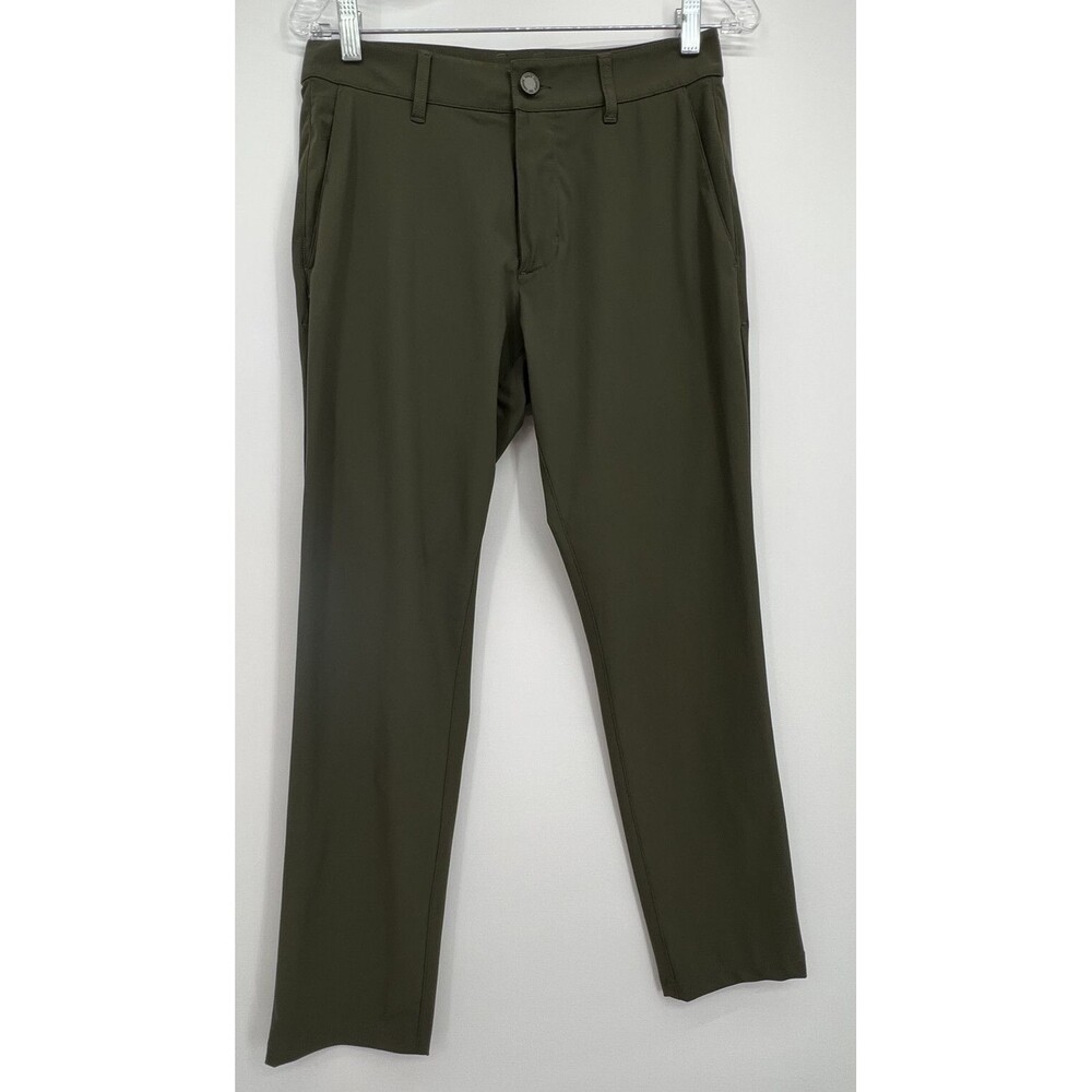 Rhone Resort Pant Slim Mens Size 28 Green  Stretch Lightweight Business Golf